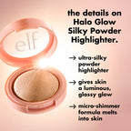 ELF Cosmetics. - Halo Glow Silky Powder Highlighter - Beauty Station by Rafia