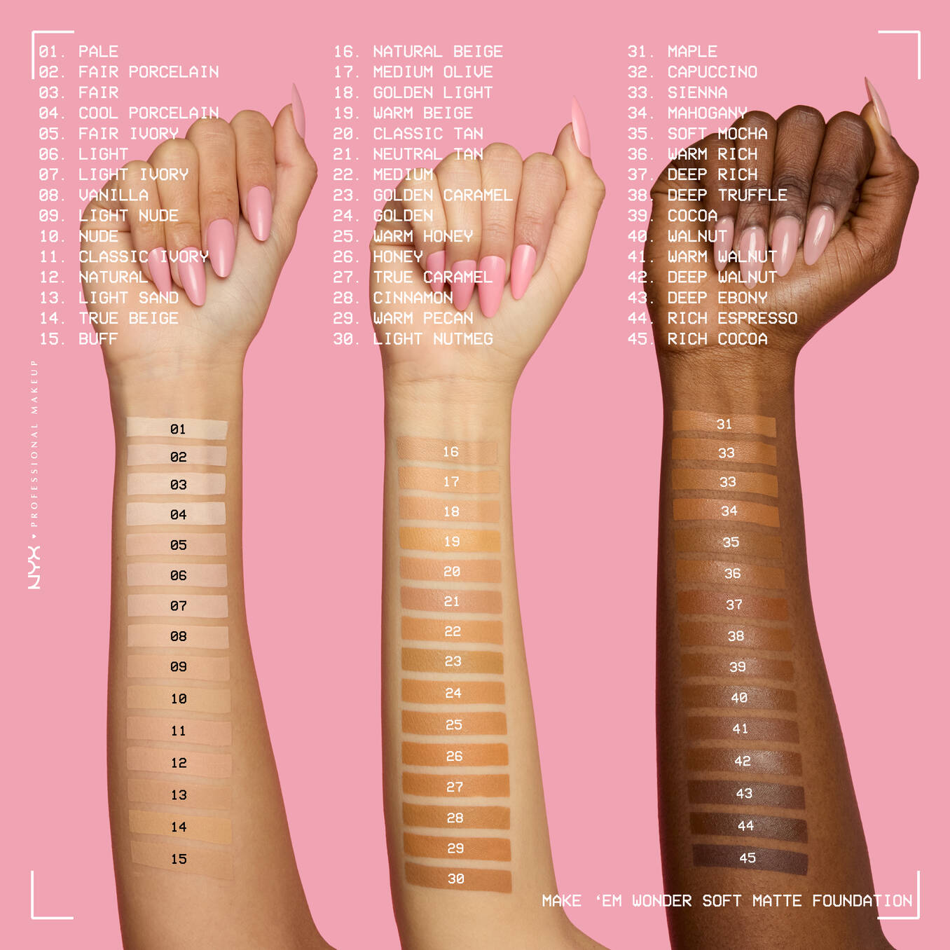 NYX - Make ‘Em Wonder Soft Matte Foundation