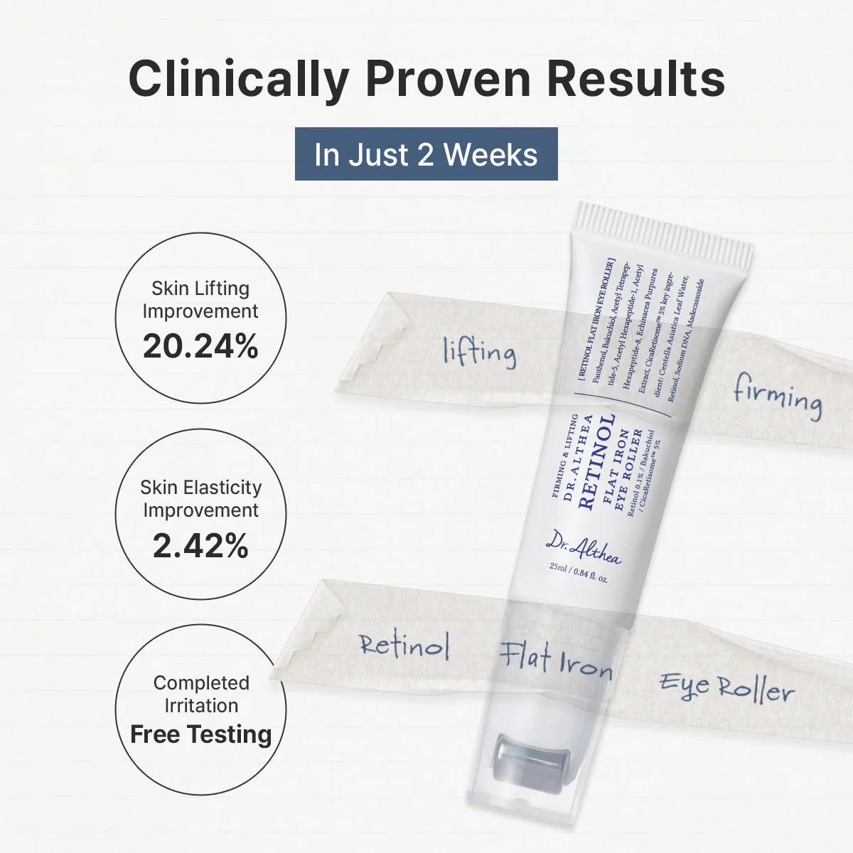 Dr.Althea - Retinol Flat Iron Eye Roller