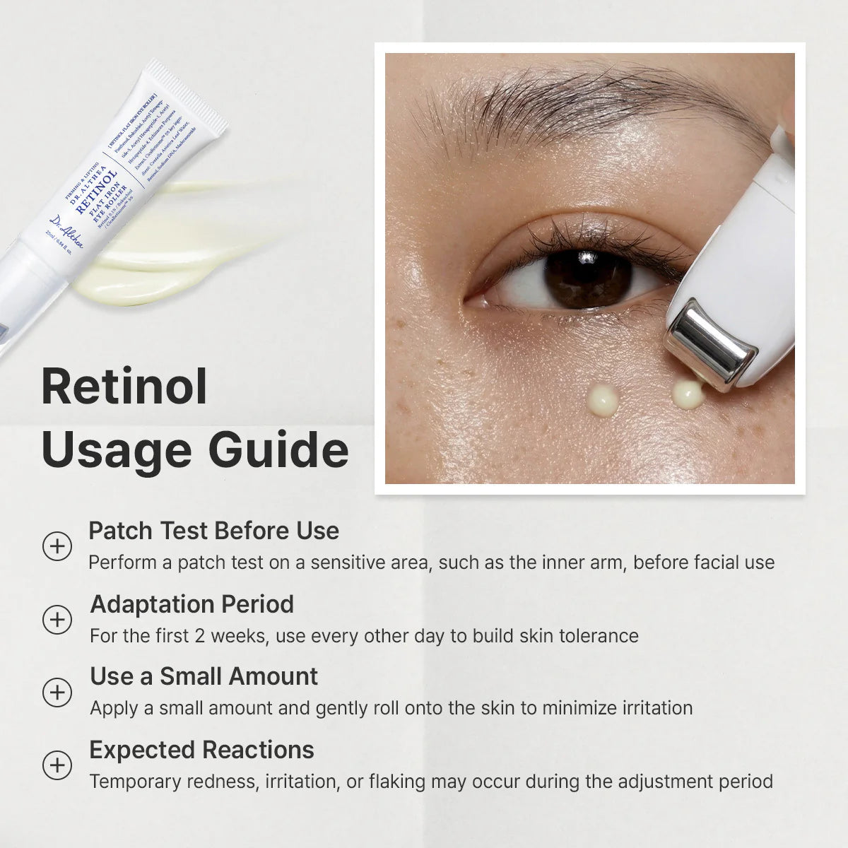 Dr.Althea - Retinol Flat Iron Eye Roller