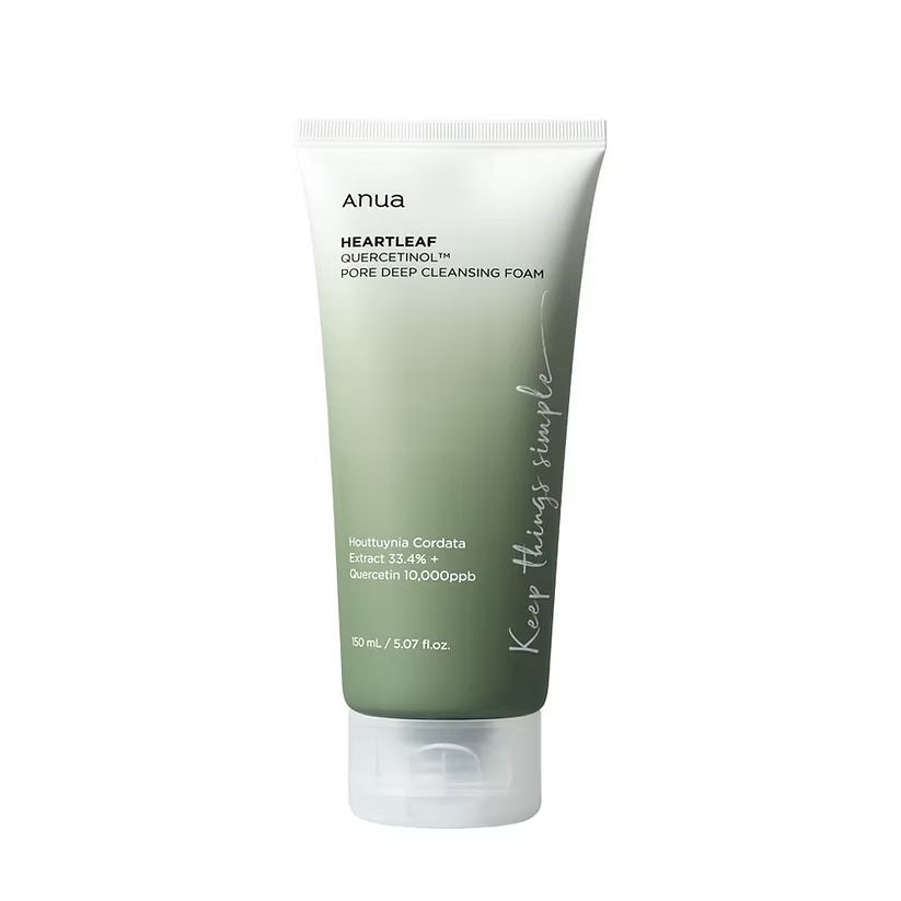 Anua - Heartleaf Quercetinol Pore Deep Cleansing Foam - Beauty Station by Rafia