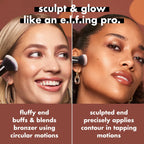 ELF Cosmetics - Liquid Bronzer & Contour Duo Brush