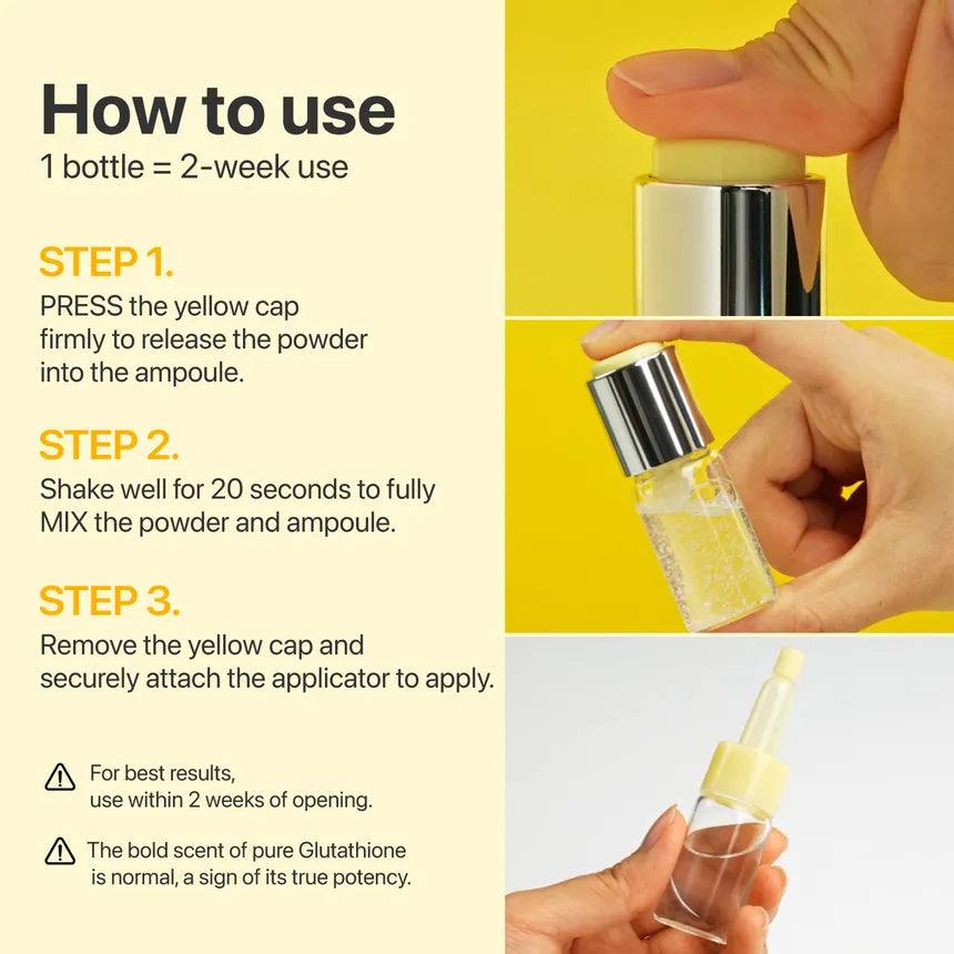 Numbuzin - No.5 Glutathione TXA Advanced Dark Spot Ampoule Concentrate 10g+0.7g - Beauty Station by Rafia