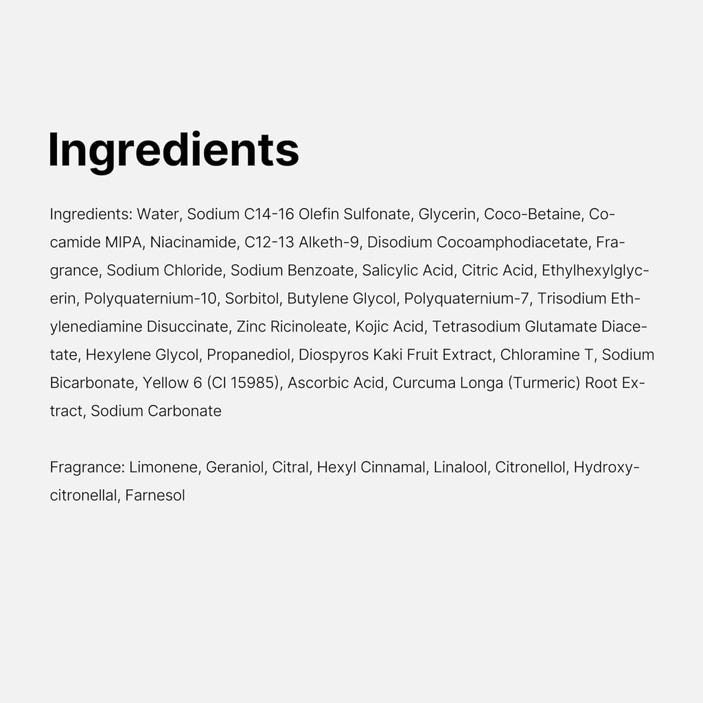 Medicube Kojic Acid Turmeric Brightening Body Wash