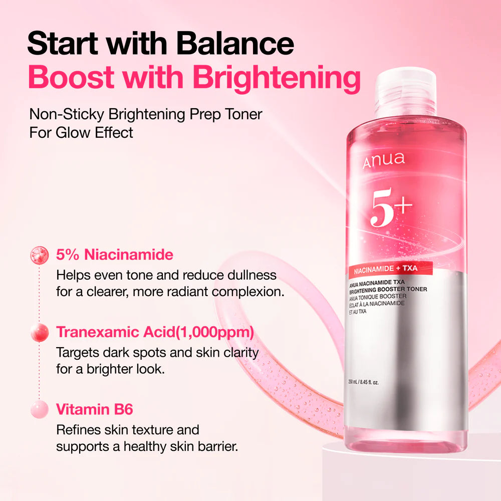Anua - 5+ Niacinamide Tranexamic Acid Brightening Booster Toner