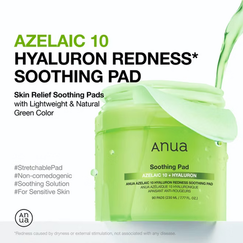 Anua - Azelaic 10 Hyaluron Redness Soothing Pad