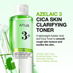 anua azelaic acid 3 cica skin toner