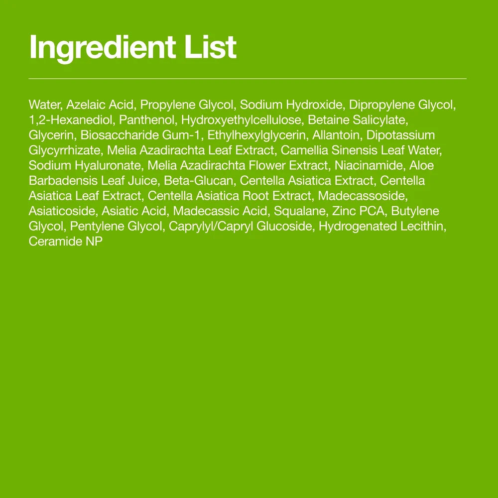 anua azelaic acid serum ingredients