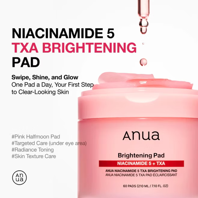 Anua - Niacinamide 5 TXA Brightening Pad - Beauty Station by Rafia