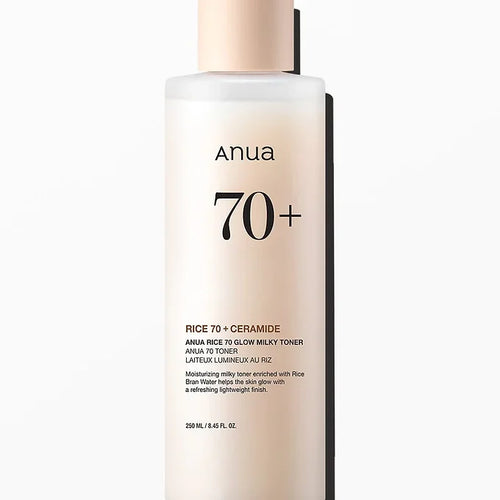 Anua - Rice 70 +Ceramide Glow Milky Toner for Glass Skin - Beauty Station by Rafia