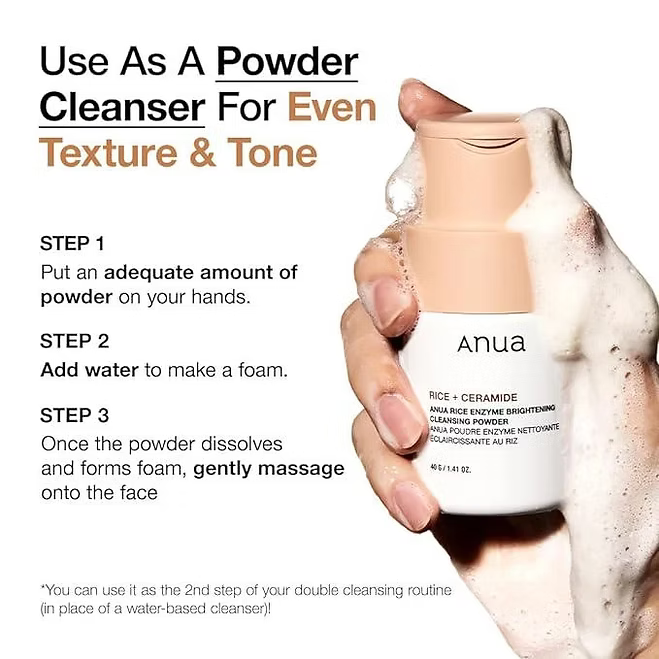 Anua - Rice Enzyme Brightening Cleansing Powder - Beauty Station by Rafia