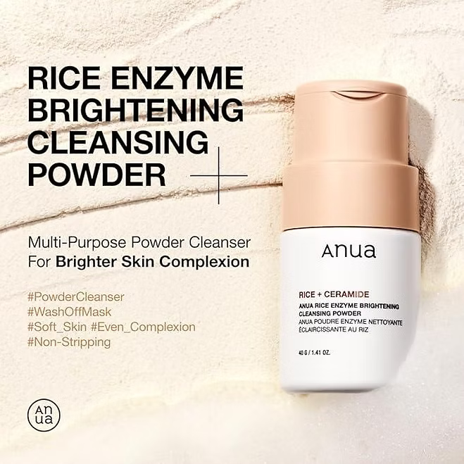 Anua - Rice Enzyme Brightening Cleansing Powder - Beauty Station by Rafia