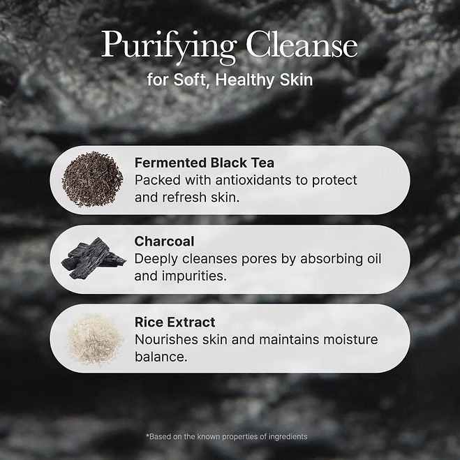 Arencia - Black Tea Rice Mochi Cleanser - Beauty Station by Rafia