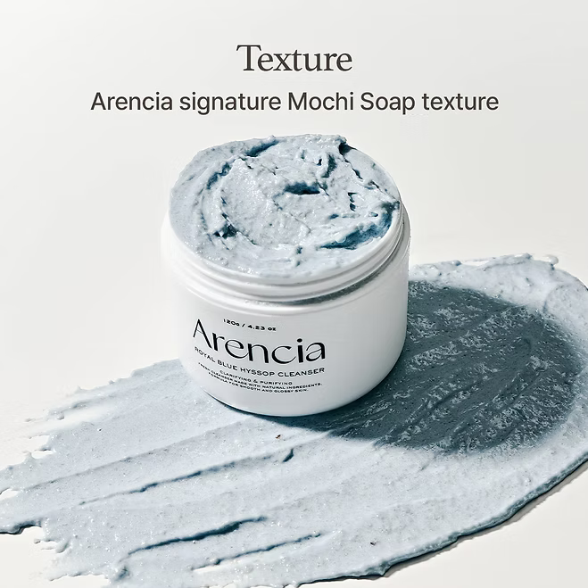 Arencia - Blue Hyssop Rice Mochi Cleanser