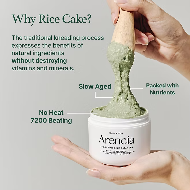 Arencia - Fresh Green Rice Mochi Cleanser