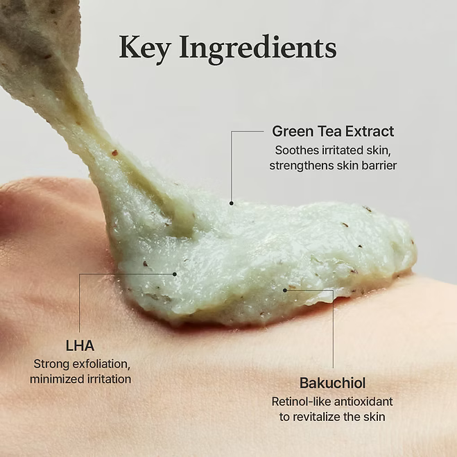 Arencia - Green Tea + LHA Deep Pore Rice Cake Cleanser