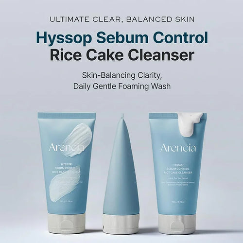 Arencia - Hyssop Sebum Control Rice Cake Cleanser - Beauty Station by Rafia