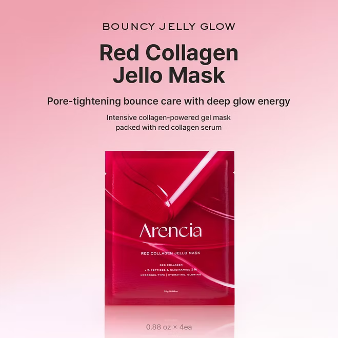 Arencia - Red Collagen Jello Mask (Single Sheet) - Beauty Station by Rafia