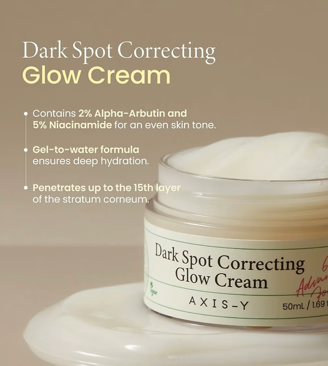 Axis-Y - Dark Spot Correcting Glow Cream - Beauty Station by Rafia