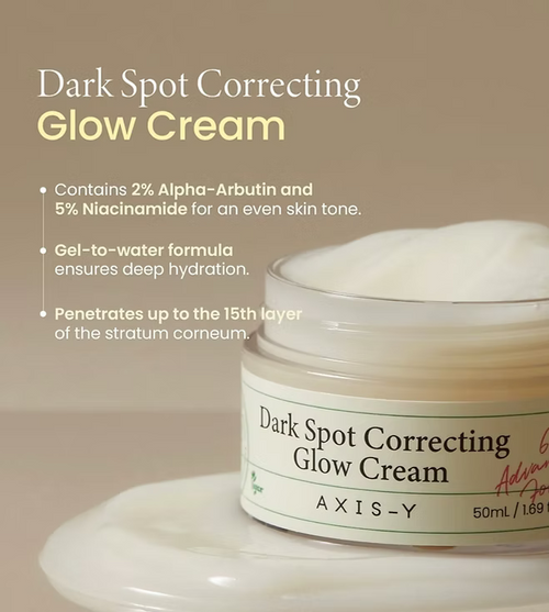 Axis-Y - Dark Spot Correcting Glow Cream - Beauty Station by Rafia