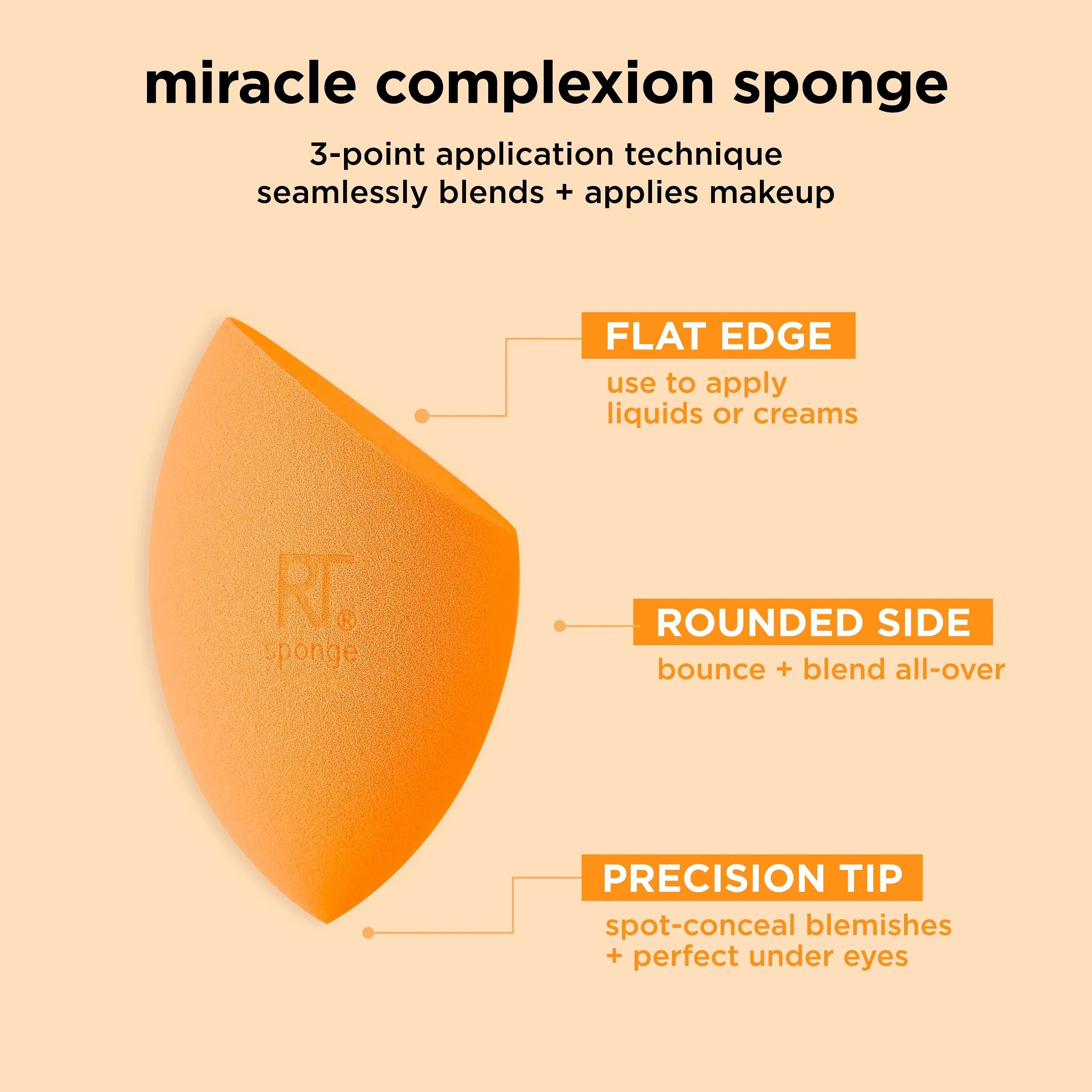 Real Techniques - Miracle Complexion Sponge Duo - Beauty Station by Rafia