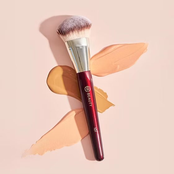 BK Beauty - 101 Contoured Foundation Brush - Beauty Station by Rafia