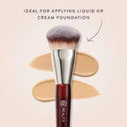 BK Beauty - 101 Contoured Foundation Brush - Beauty Station by Rafia