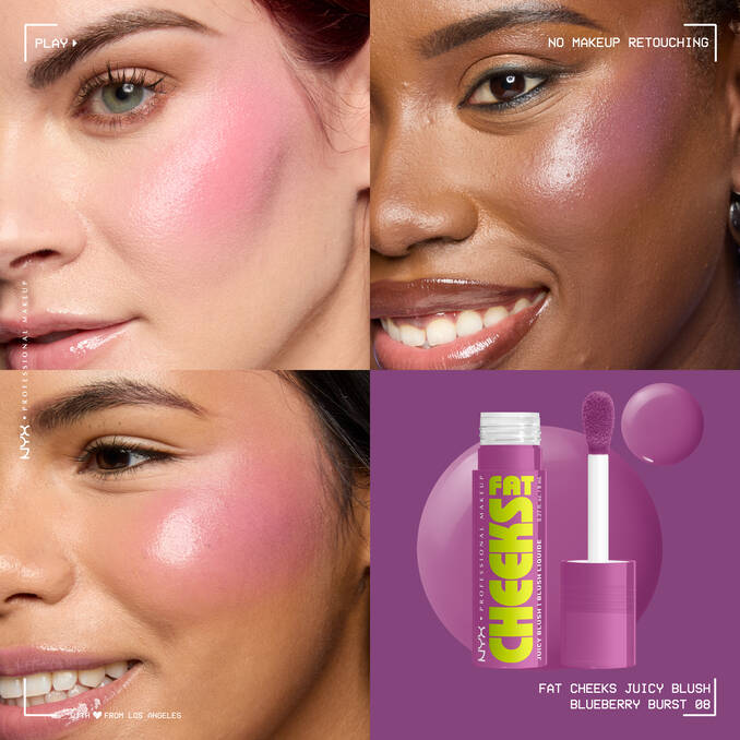 NYX - Fat Cheeks Liquid Blush - Beauty Station by Rafia