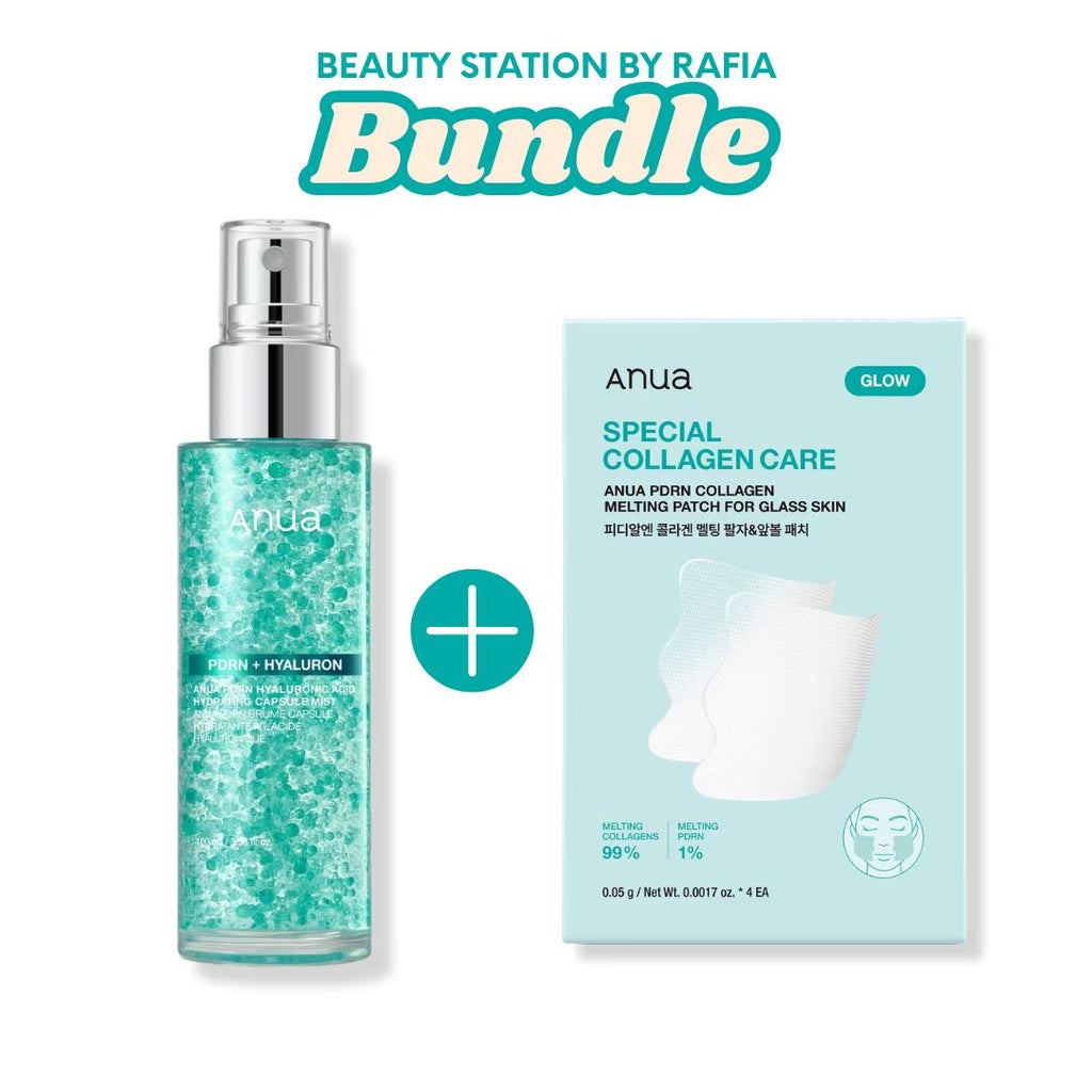 Anua - PDRN Hyaluronic Acid Capsule Mist + Collagen Melting Patch Bundle