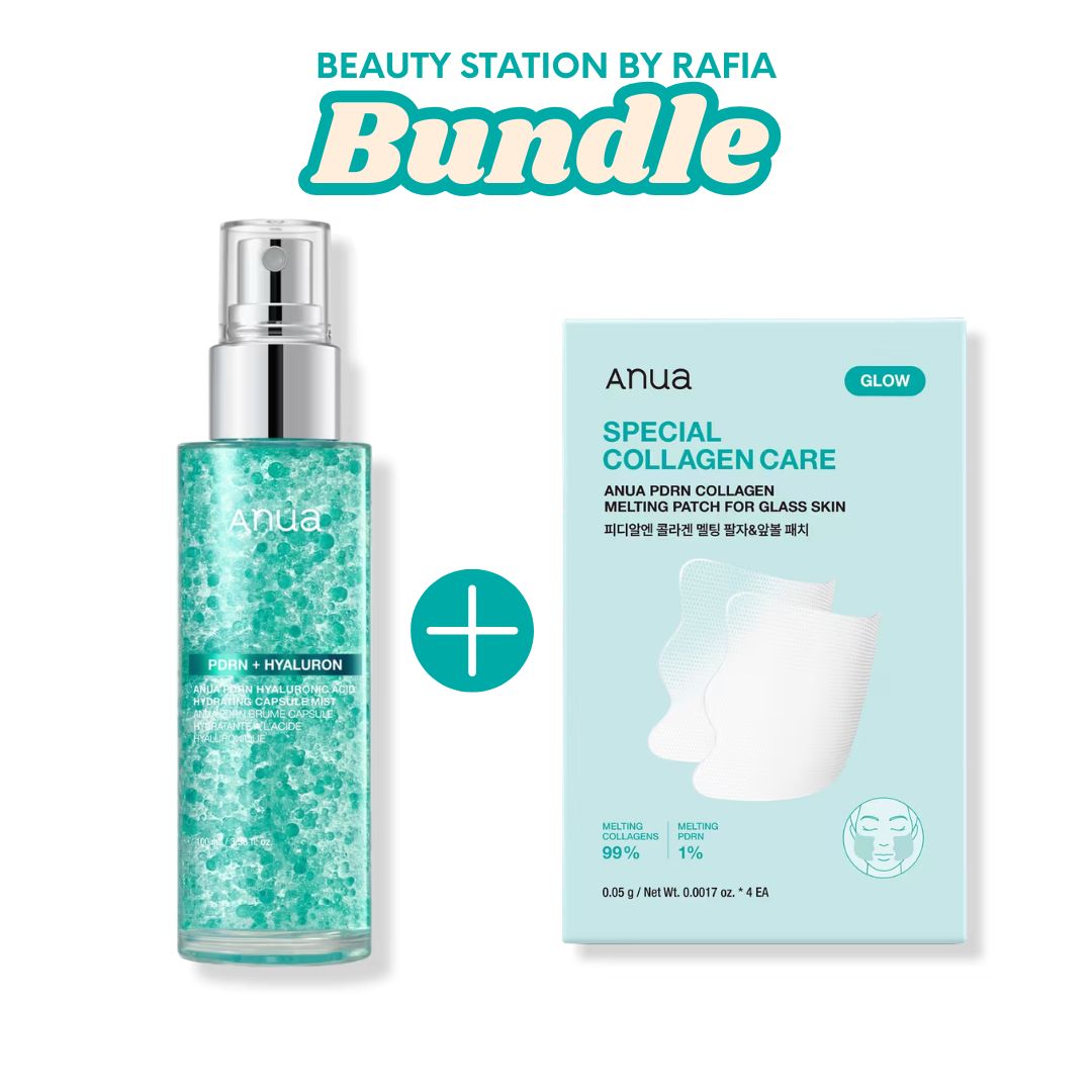 Anua - PDRN Hyaluronic Acid Capsule Mist + Collagen Melting Patch Bundle