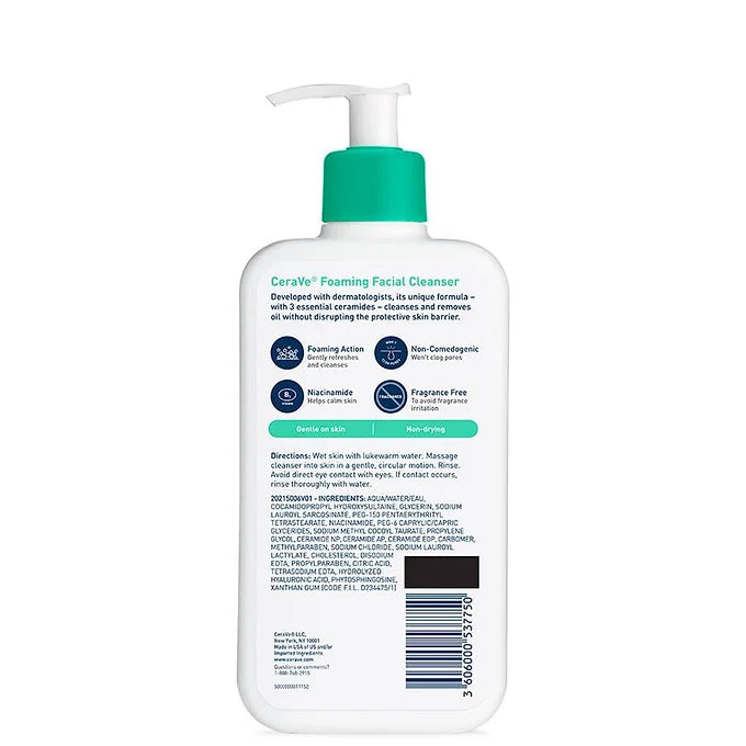 CeraVe - Foaming Facial Cleanser - Beauty Station by Rafia