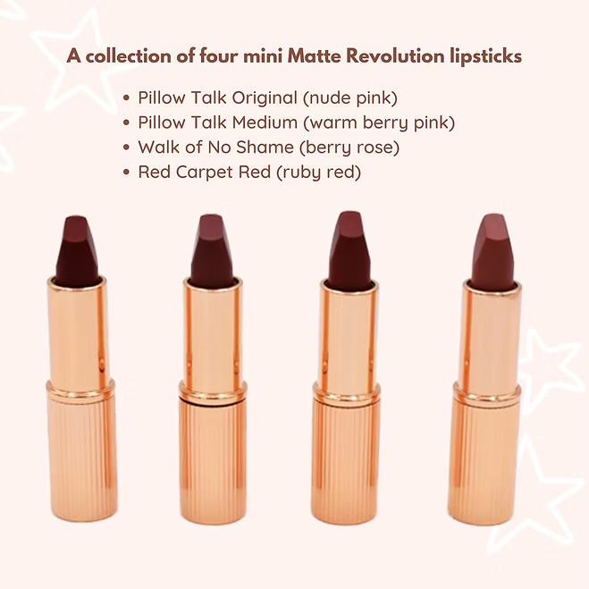 Charlotte Tilbury - Iconic Mini Lip Wardrobe Set - Beauty Station by Rafia