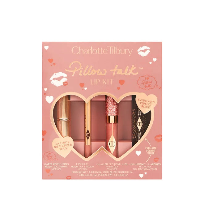 Charlotte Tilbury - Pillow Talk Lip Wardrobe (Limited Edition Lip Kit) - Beauty Station by Rafia