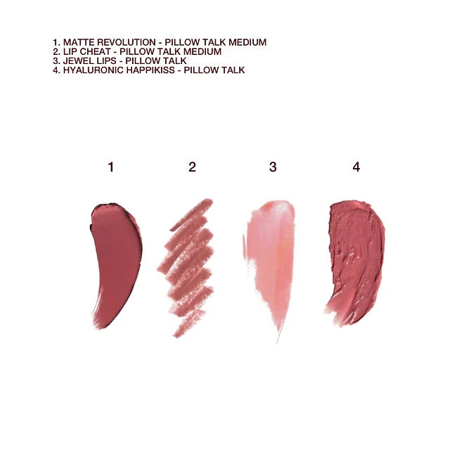 Charlotte Tilbury - Pillow Talk Lip Wardrobe (Limited Edition Lip Kit) - Beauty Station by Rafia