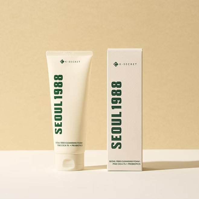 K-Secret - Seoul 1988 Cleansing Foam : Pine Cica 1% + Probiotics - Beauty Station by Rafia