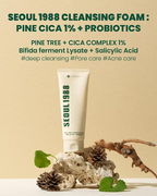 K-Secret - Seoul 1988 Cleansing Foam : Pine Cica 1% + Probiotics - Beauty Station by Rafia