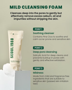 K-Secret - Seoul 1988 Cleansing Foam : Pine Cica 1% + Probiotics - Beauty Station by Rafia