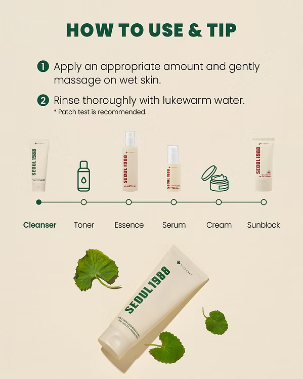 K-Secret - Seoul 1988 Cleansing Foam : Pine Cica 1% + Probiotics - Beauty Station by Rafia