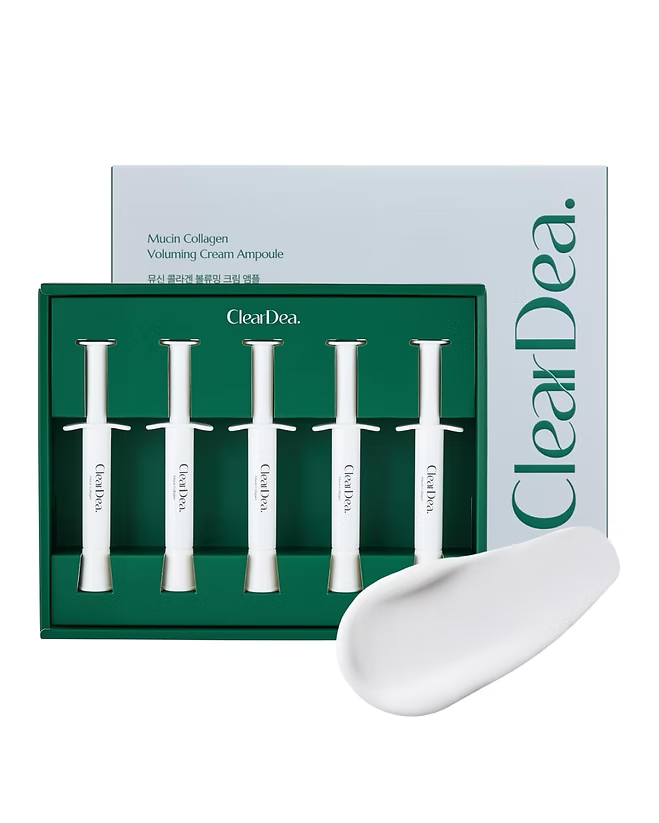 Cleardea - Mucin Collagen Voluming Cream Ampoule Set