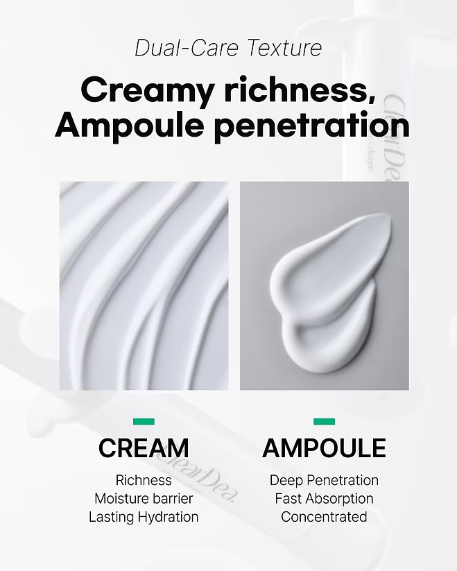 Cleardea - Mucin Collagen Voluming Cream Ampoule Set