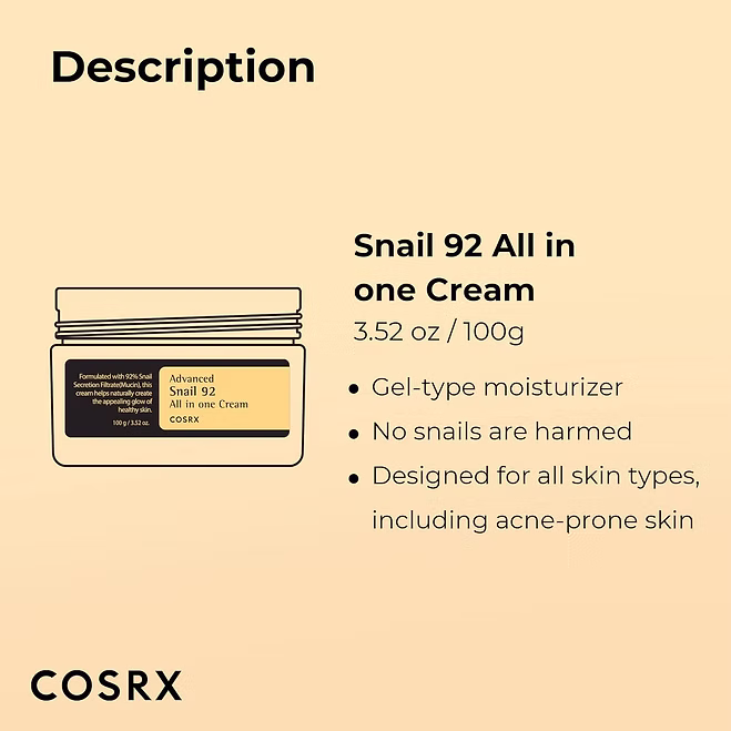Cosrx - Advanced Snail 92 All In One Cream