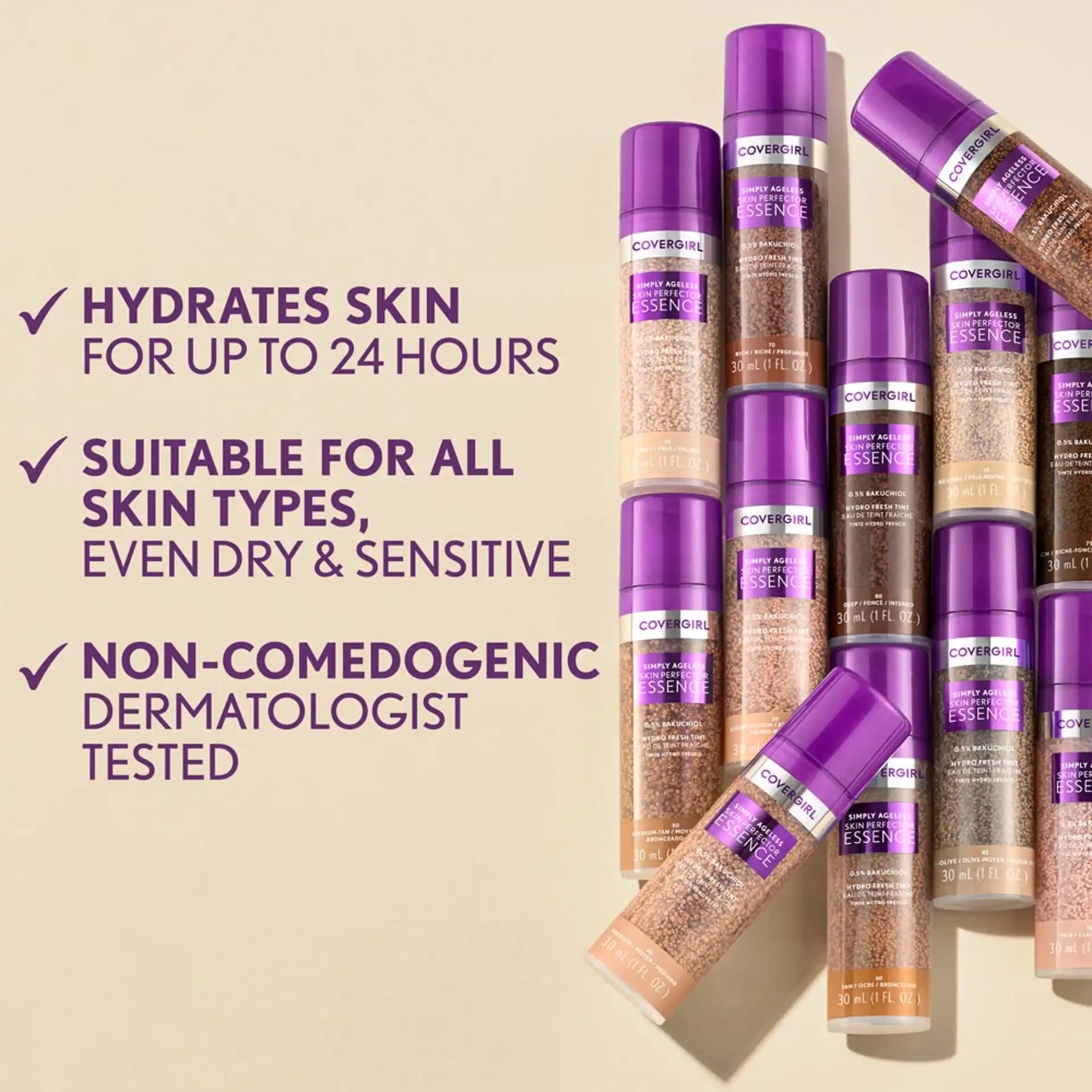 Covergirl - Simply Ageless Skin Perfector Essence Foundation