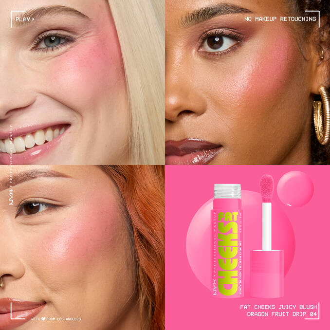 NYX - Fat Cheeks Liquid Blush - Beauty Station by Rafia