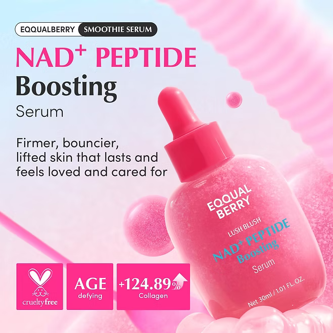 EQQUALBERRY - NAD+ Peptide Boosting Serum - Beauty Station by Rafia