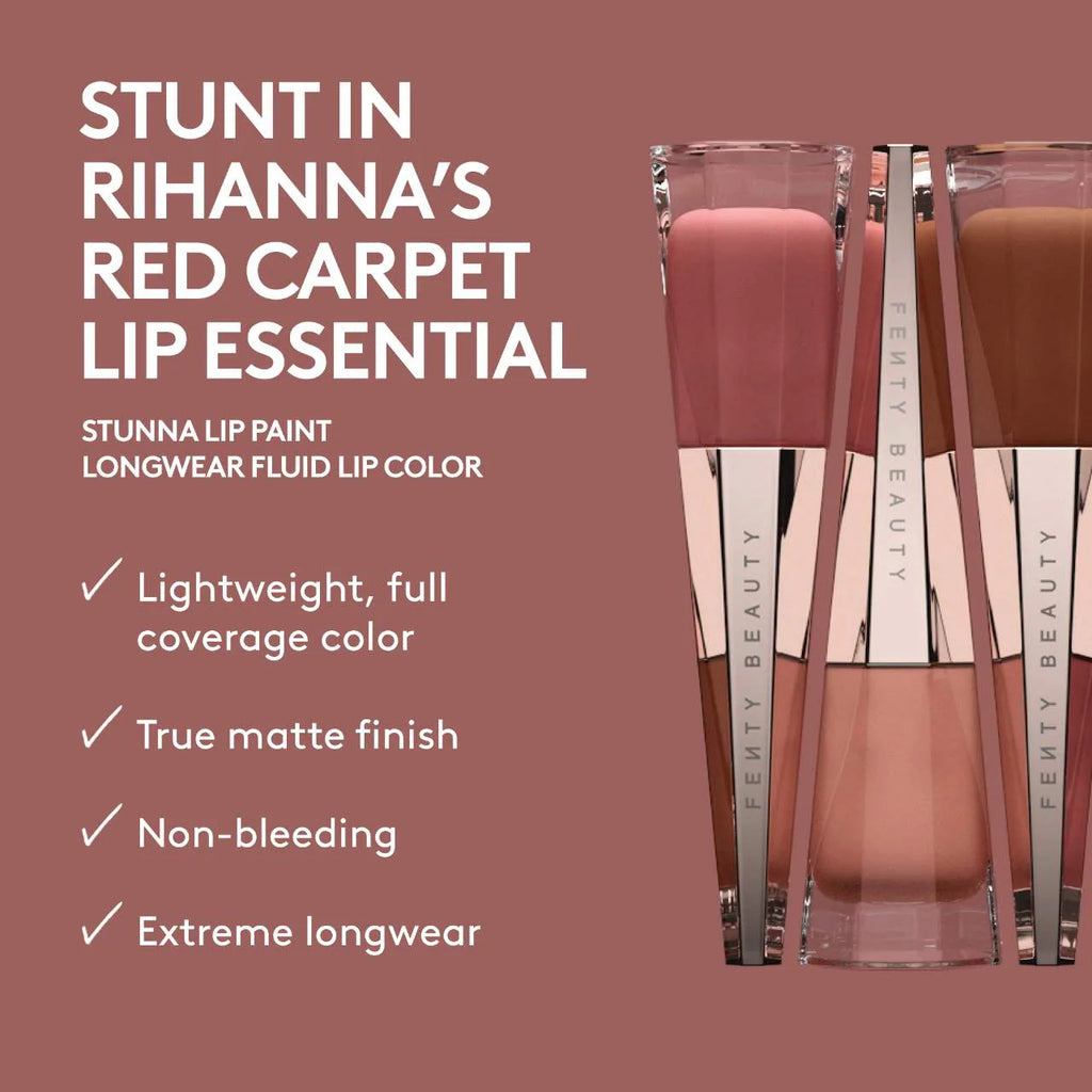 Fenty Beauty - Stunna Lip Paing Longwear Fluid Lipstick - Beauty Station by Rafia