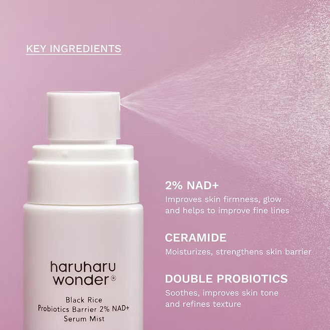 HaruHaru Wonder - Black Rice  Probiotics Barrier 2% NAD + Serum Mist