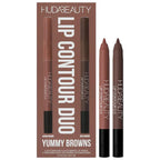 Huda Beauty - Lip Contour Pencil Duo (Yummy Browns) - Beauty Station by Rafia