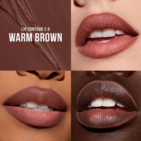 Huda Beauty - Lip Contour Pencil Duo (Yummy Browns) - Beauty Station by Rafia