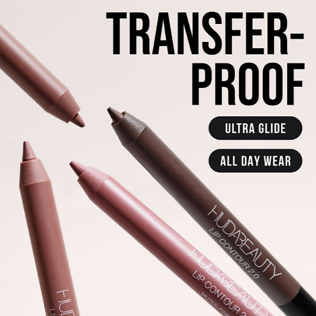 Huda Beauty - Lip Contour Pencil Duo (Yummy Browns) - Beauty Station by Rafia