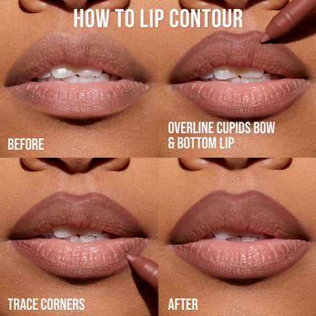 Huda Beauty - Lip Contour Pencil Duo (Yummy Browns) - Beauty Station by Rafia